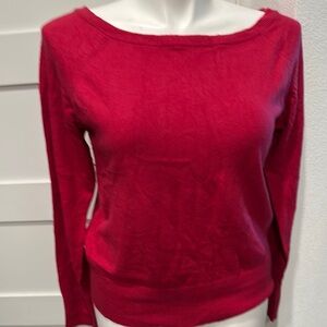 Old Navy Women's Bold Magenta Crew Neck Sweater